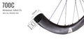 Airia 55 Carbon Spoke, 1020g